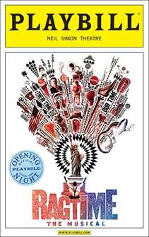 Ragtime Limited Edition Official Opening Night Playbill 
